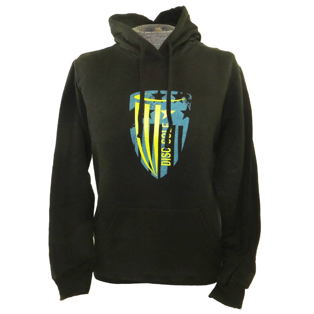 DGA Apparel M / Black w/ Blue Print DGA Stars & Stripes Pullover Hoodie Disc Golf Sweatshirt