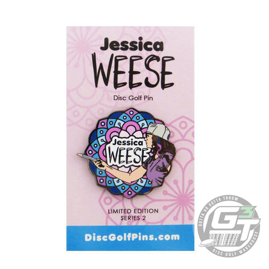 Disc Golf Pins Accessory Disc Golf Pins Jessica Weese Series 2 Enamel Disc Golf Pin