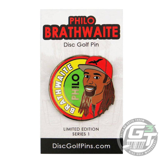 Disc Golf Pins Accessory Disc Golf Pins Philo Brathwaite Series 1 Enamel Disc Golf Pin