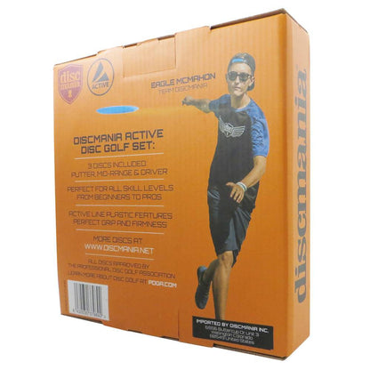 Discmania Golf Disc Discmania Active Line 3-Disc Beginner Disc Golf Set