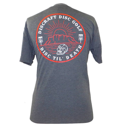 Discraft Apparel M / Gray Discraft Disc Til Death Short Sleeve Disc Golf T-Shirt