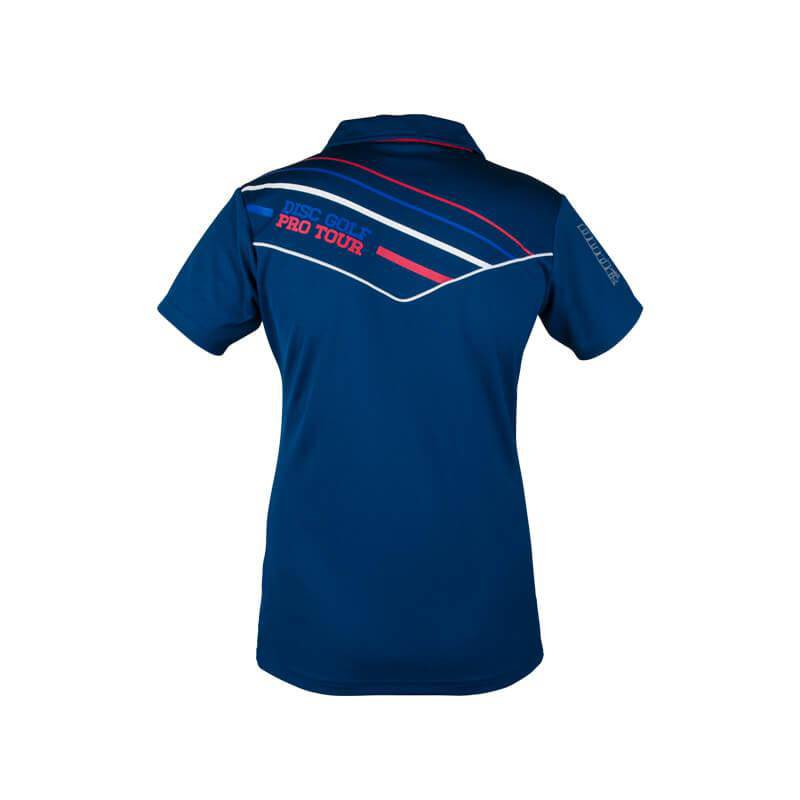 DUDE Apparel DUDE Ladies Disc Golf Pro Tour Short Sleeve Performance Disc Golf Polo Shirt