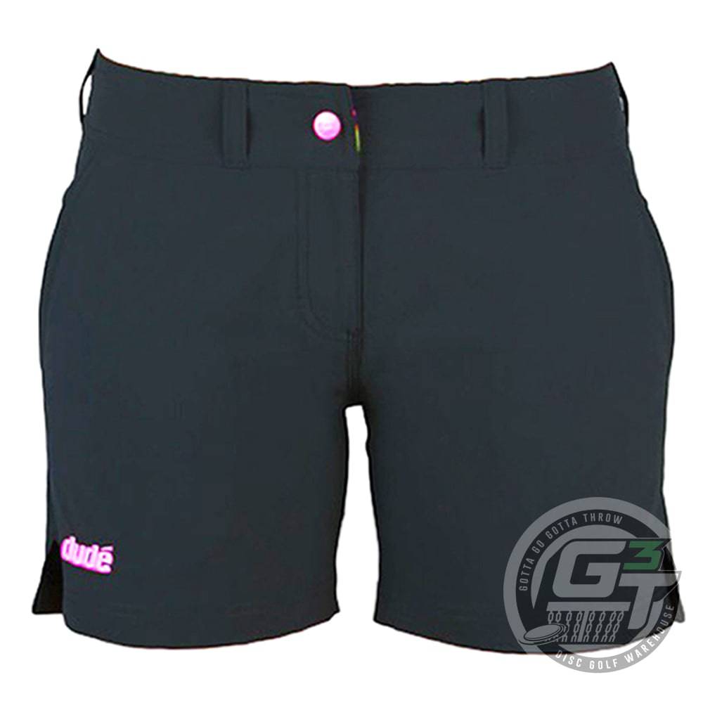 DUDE Apparel XXS / Black DUDE Ladies Pro 5" Inleg Disc Golf Shorts