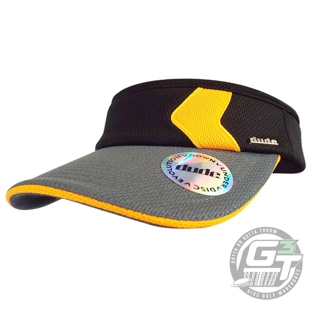 DUDE Apparel Black / Gray DUDE Zoe and Dustin Boomer Adjustable Disc Golf Visor
