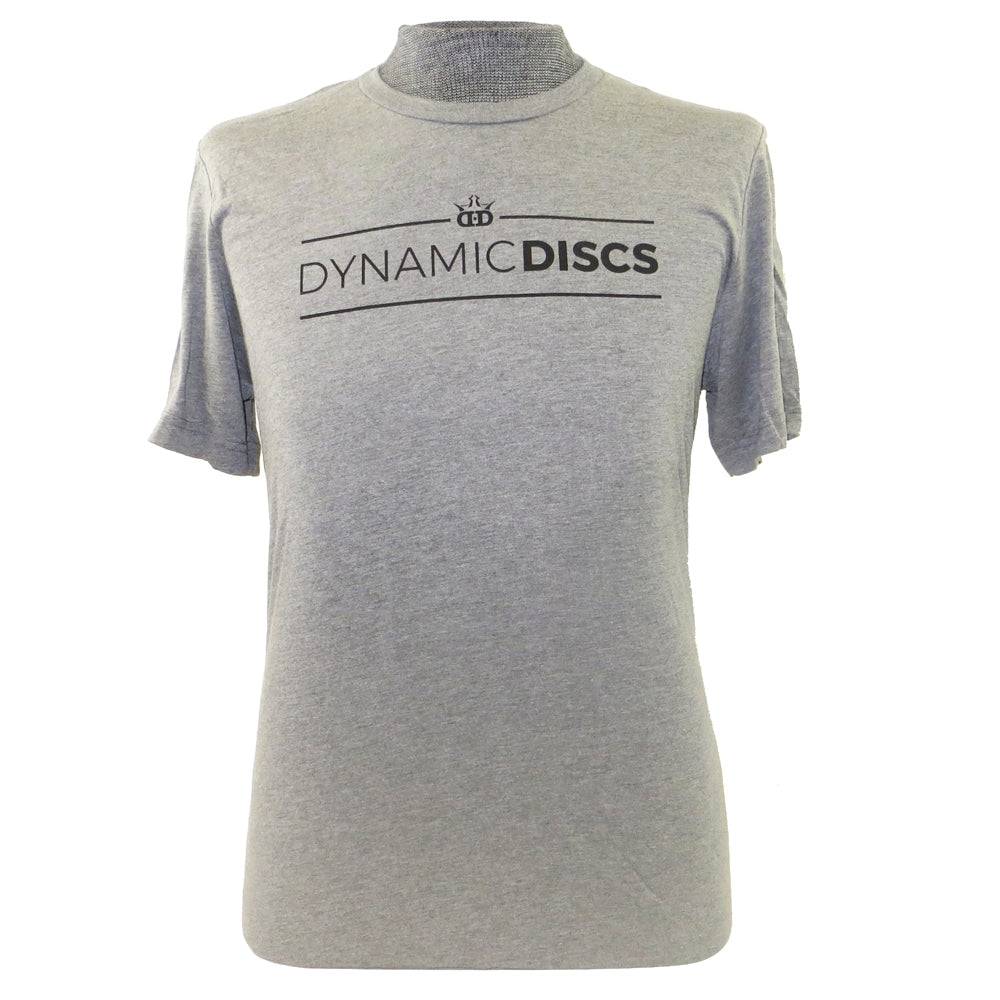 Dynamic Discs Apparel M / Gray Dynamic Discs Bar Logo Short Sleeve Disc Golf T-Shirt