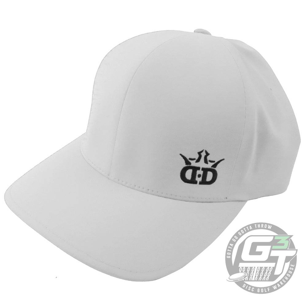 Dynamic Discs Apparel S / M / Light Gray Dynamic Discs DD Logo FlexFit Delta Disc Golf Hat