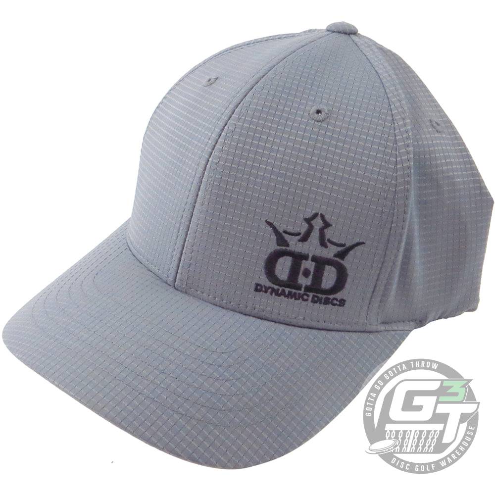 Dynamic Discs Apparel S / M / Gray Dynamic Discs DD Logo Hydro Grid FlexFit Disc Golf Hat