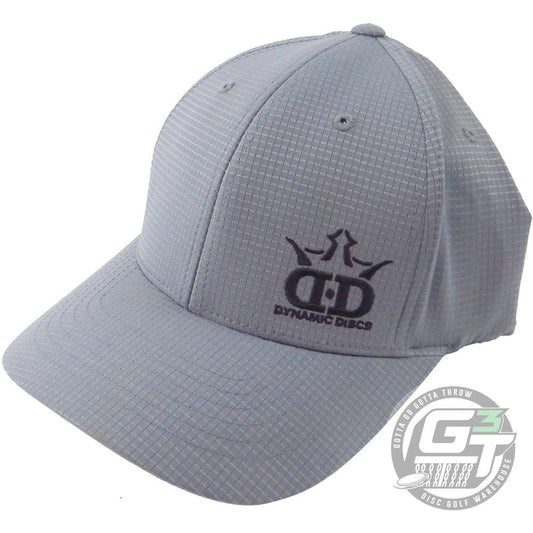Dynamic Discs Apparel S / M / Gray Dynamic Discs DD Logo Hydro Grid FlexFit Disc Golf Hat