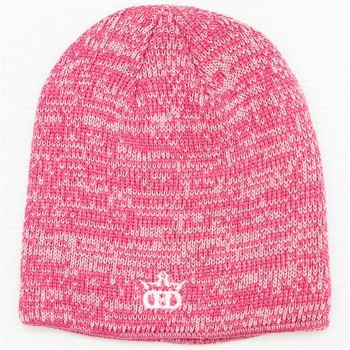 Dynamic Discs Apparel Pink Dynamic Discs DD Logo Marled Knit Beanie Winter Disc Golf Hat
