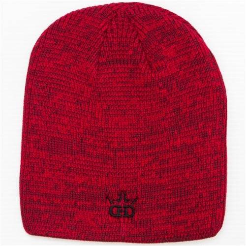 Dynamic Discs Apparel Red Dynamic Discs DD Logo Marled Knit Beanie Winter Disc Golf Hat
