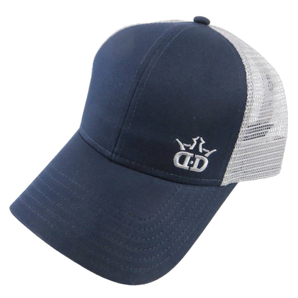 Dynamic Discs Apparel Navy Blue / Gray Dynamic Discs DD Logo Snapback Mesh Disc Golf Hat
