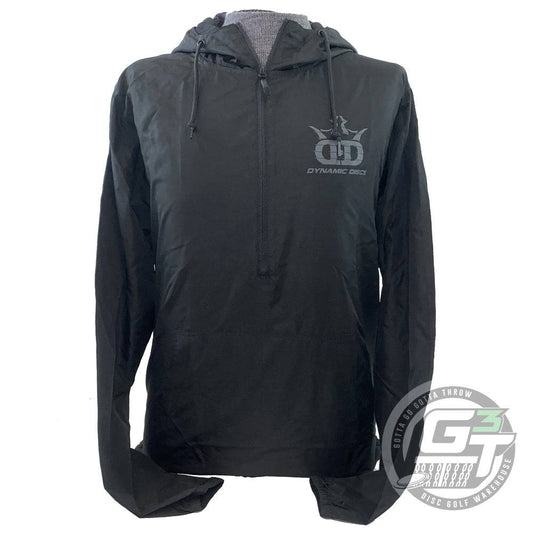 Dynamic Discs Apparel M / Black Dynamic Discs DD Logo Windbreaker Pullover Disc Golf Jacket