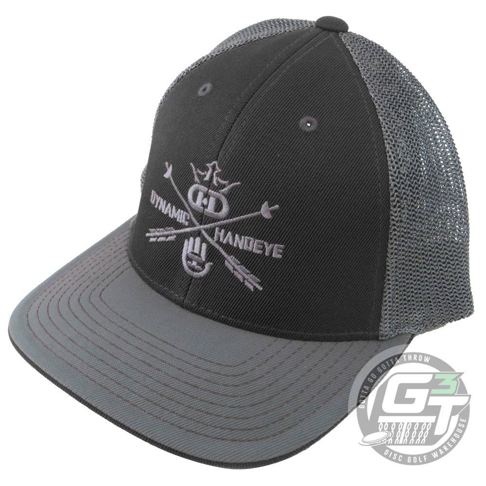 Dynamic Discs Apparel S / M / Black / Gray Dynamic Discs DDxHSCo FlexFit Mesh Disc Golf Hat