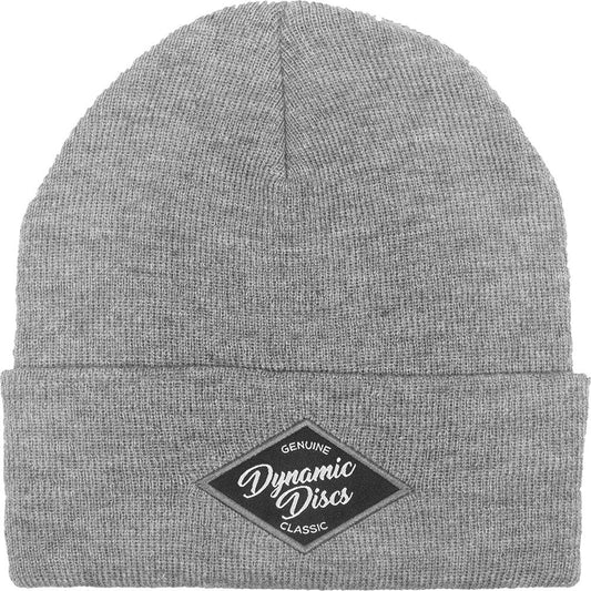 Dynamic Discs Apparel Gray Dynamic Discs Genuine Knit Beanie Winter Disc Golf Hat