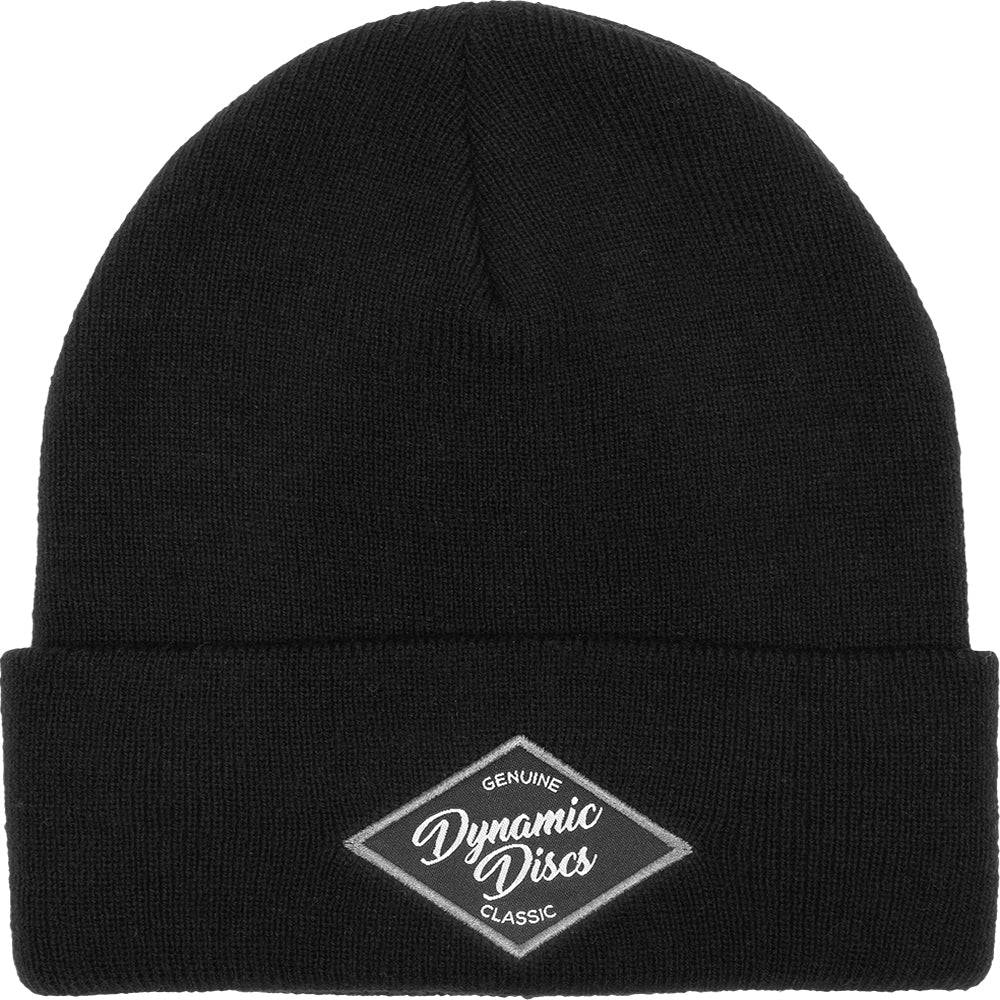 Dynamic Discs Apparel Black Dynamic Discs Genuine Knit Beanie Winter Disc Golf Hat