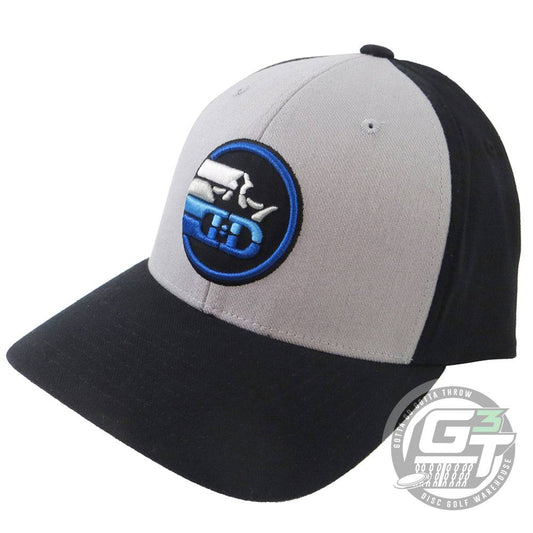 Dynamic Discs Apparel S / M / Gray / Black Dynamic Discs In Flight FlexFit Disc Golf Hat