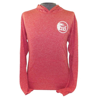 Dynamic Discs Apparel M / Red Dynamic Discs In Flight Lightweight Performance Pullover Hoodie Disc Golf Sweatshirt