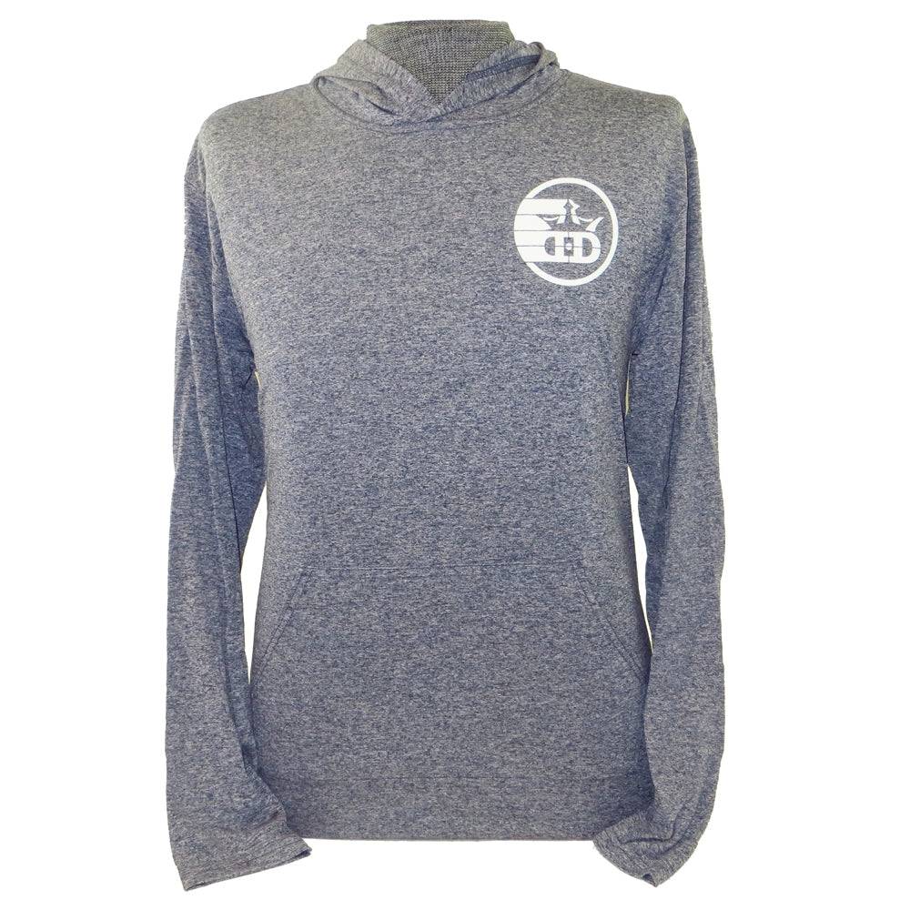 Dynamic Discs Apparel M / Navy Blue Dynamic Discs In Flight Lightweight Performance Pullover Hoodie Disc Golf Sweatshirt