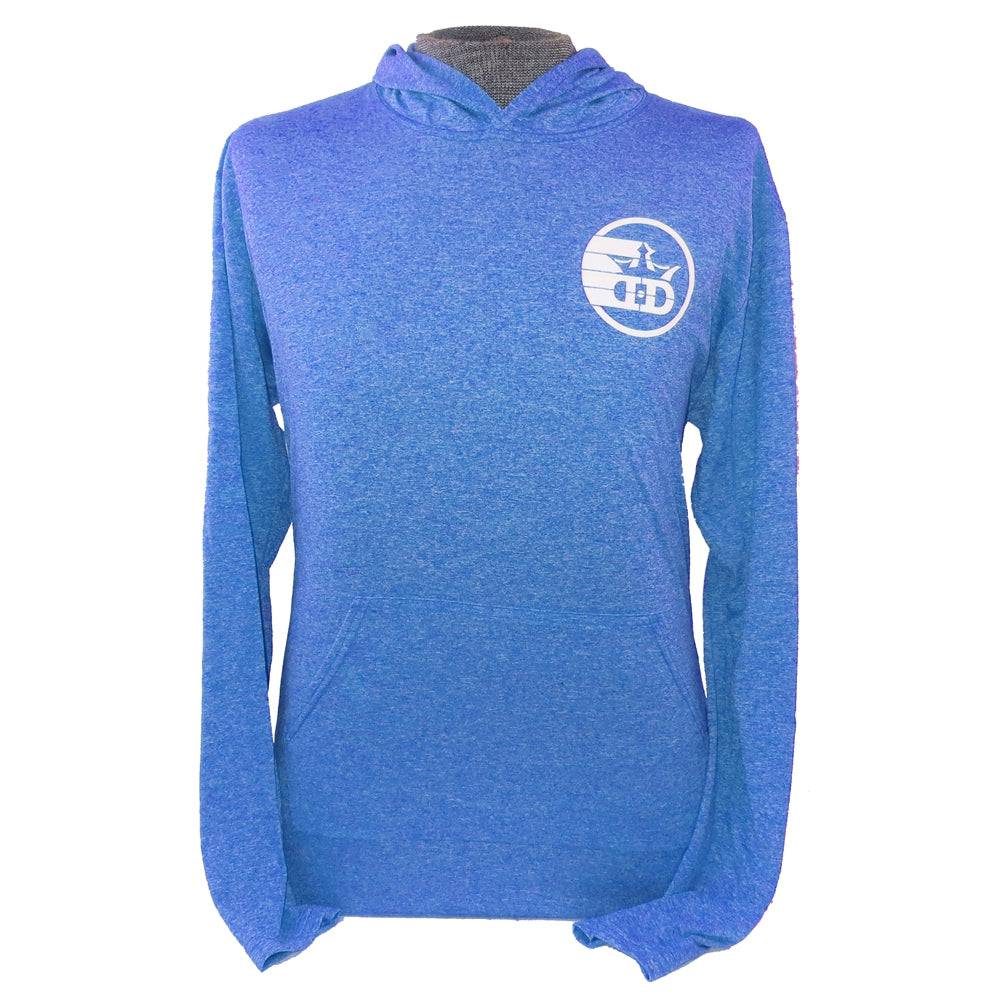 Dynamic Discs Apparel M / Royal Blue Dynamic Discs In Flight Lightweight Performance Pullover Hoodie Disc Golf Sweatshirt