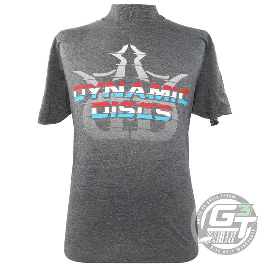 Dynamic Discs Apparel M / Heather Gray Dynamic Discs Patriot Short Sleeve Disc Golf T-Shirt