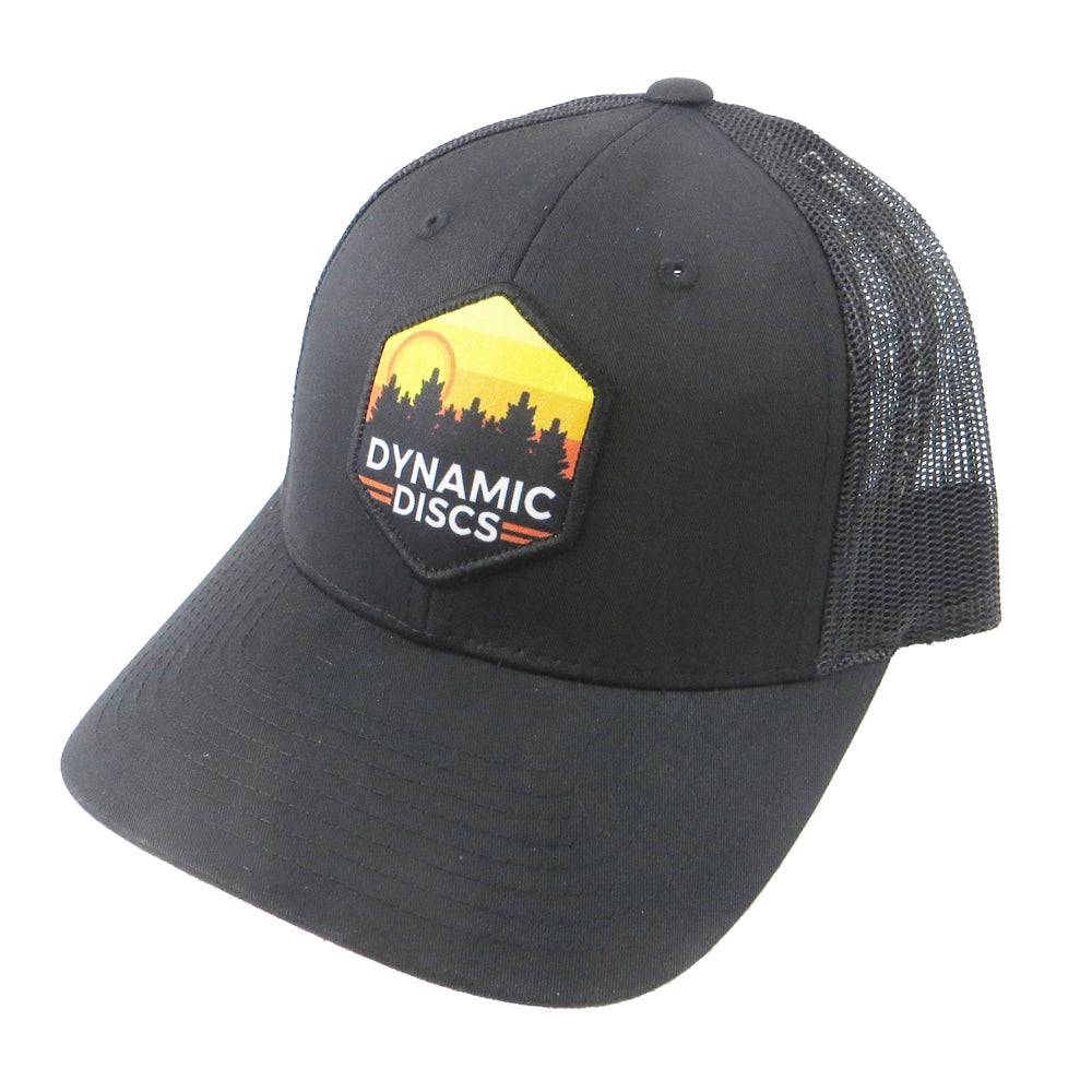 Dynamic Discs Apparel Black / Black Dynamic Discs Sunset Hex Snapback Mesh Disc Golf Hat