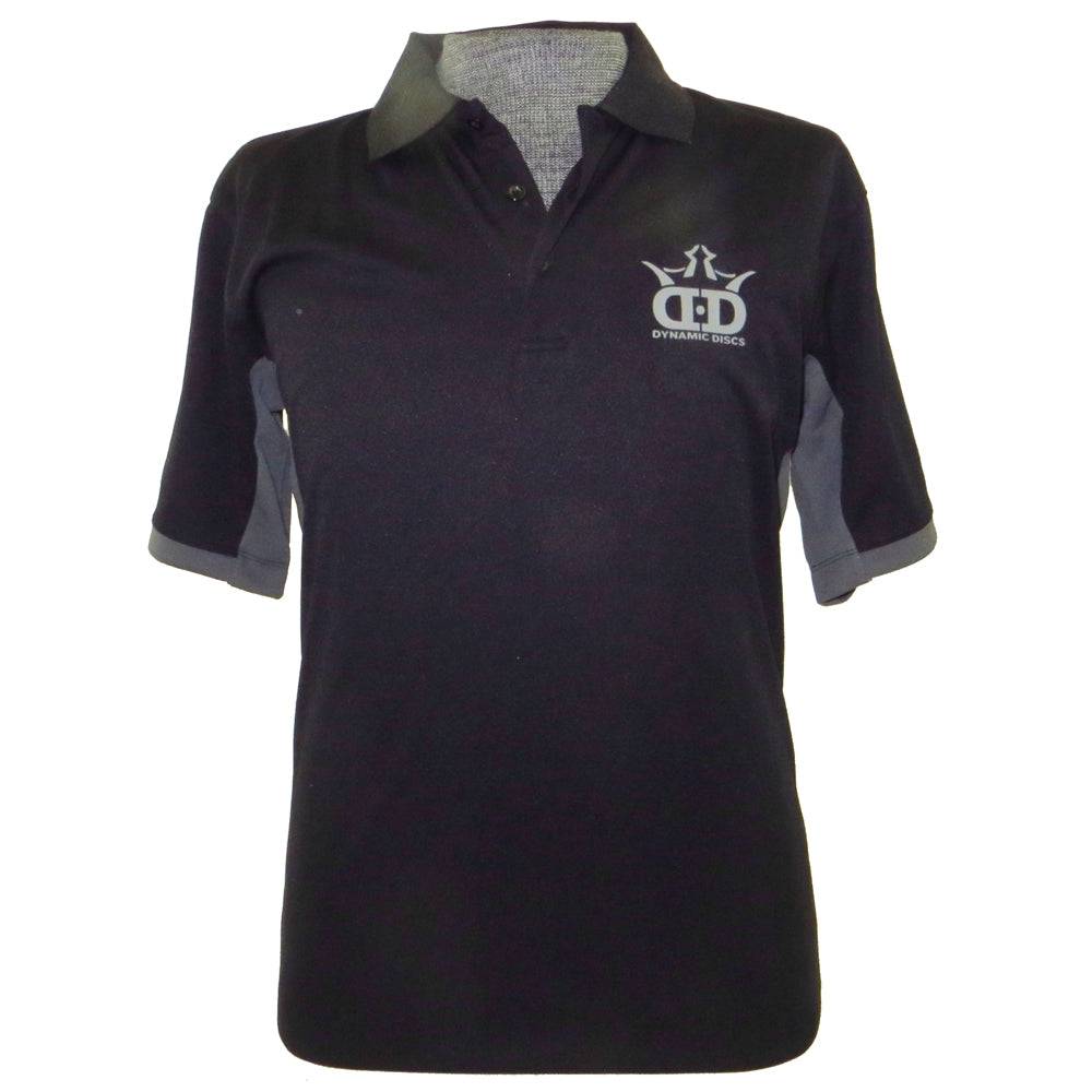 Dynamic Discs Apparel M / Black Dynamic Discs Trim Short Sleeve Performance Disc Golf Polo Shirt