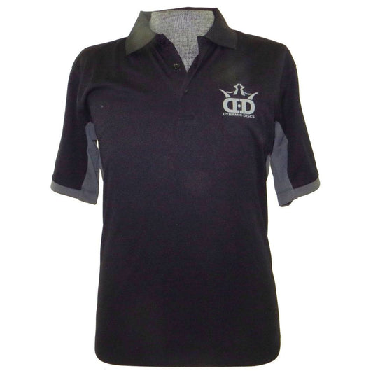 Dynamic Discs Apparel M / Black Dynamic Discs Trim Short Sleeve Performance Disc Golf Polo Shirt