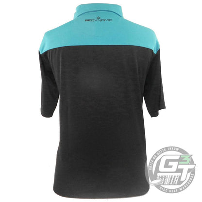 Dynamic Discs Apparel Dynamic Discs Two-Tone King D's Logo Short Sleeve Performance Disc Golf Polo Shirt