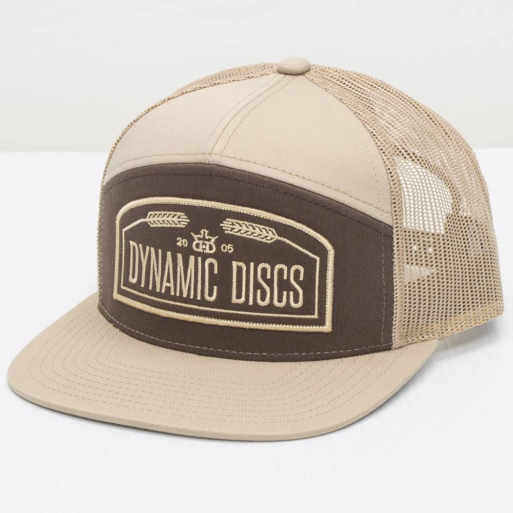 Dynamic Discs Apparel Brown / Tan Dynamic Discs Wheat Arched Snapback Mesh Disc Golf Hat