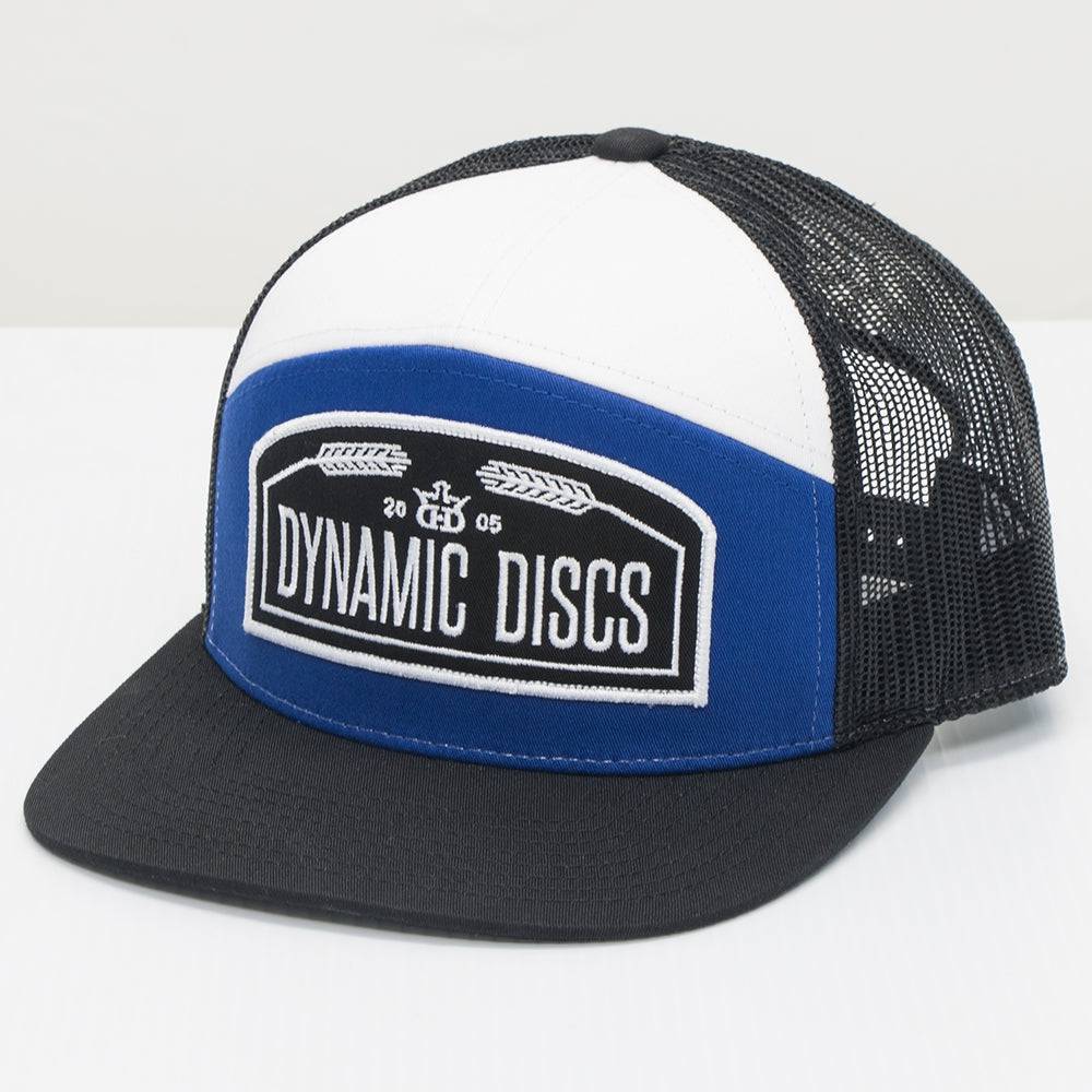 Dynamic Discs Apparel Royal Blue / White Dynamic Discs Wheat Arched Snapback Mesh Disc Golf Hat