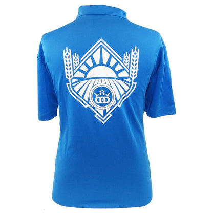Dynamic Discs Apparel M / Blue Dynamic Discs Wheat Sunset Short Sleeve Performance Disc Golf Polo Shirt