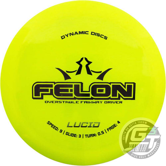 Dynamic Discs Golf Disc Dynamic Discs Lucid Felon Fairway Driver Golf Disc