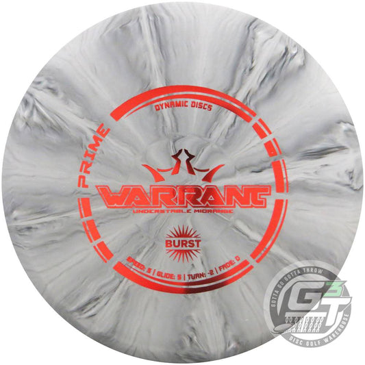Dynamic Discs Golf Disc Dynamic Discs Prime Burst Warrant Midrange Golf Disc
