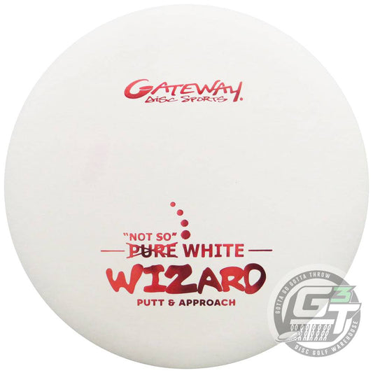 Gateway Disc Sports Golf Disc Gateway "Not So" Pure White Wizard Putter Golf Disc