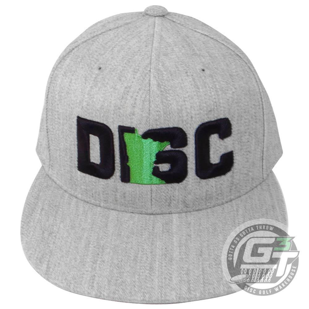 Gotta Go Gotta Throw Apparel Gotta Go Gotta Throw Minnesota Disc Flat Bill FlexFit Disc Golf Hat