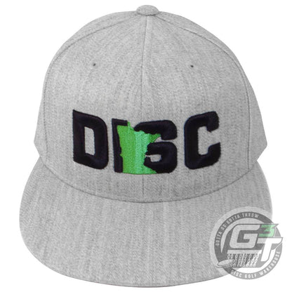 Gotta Go Gotta Throw Apparel Gotta Go Gotta Throw Minnesota Disc Flat Bill FlexFit Disc Golf Hat