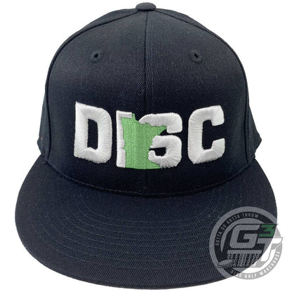 Gotta Go Gotta Throw Apparel Gotta Go Gotta Throw Minnesota Disc Flat Bill FlexFit Disc Golf Hat