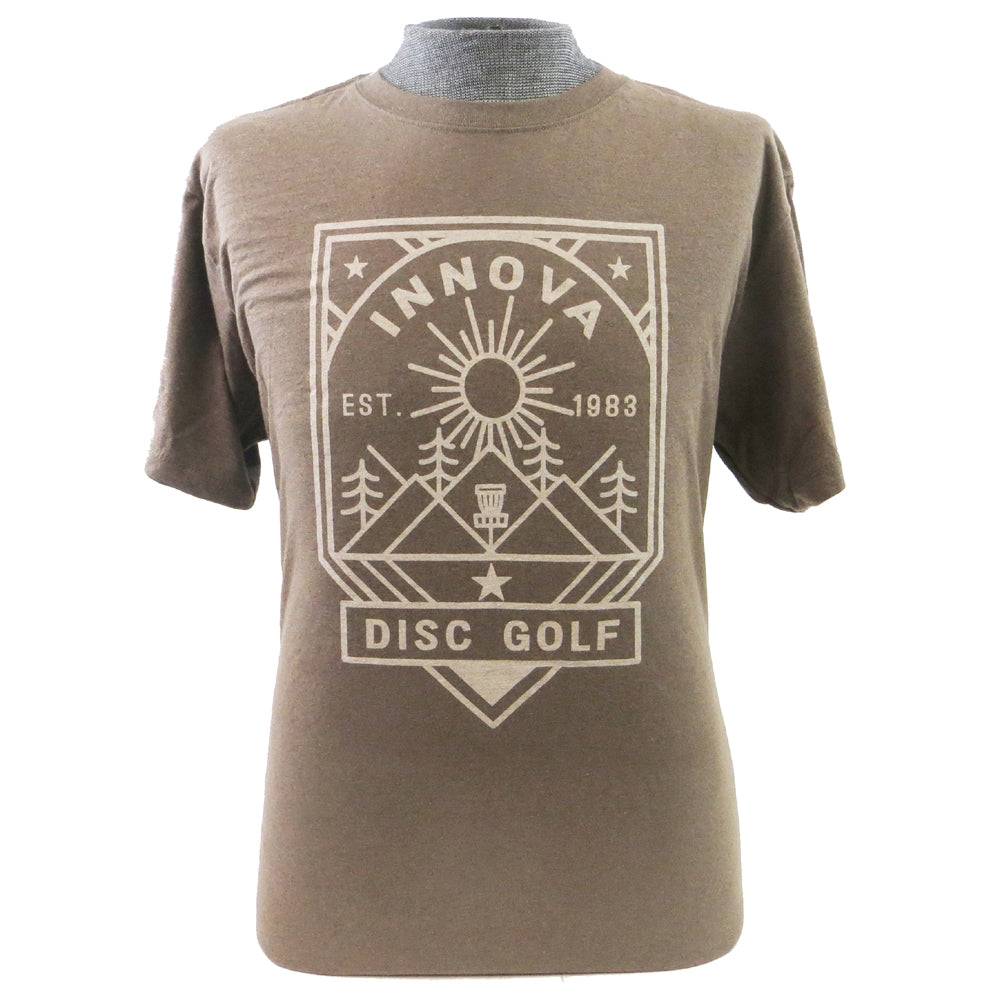 Innova Apparel S / Brown Innova Camp Short Sleeve Disc Golf T-Shirt