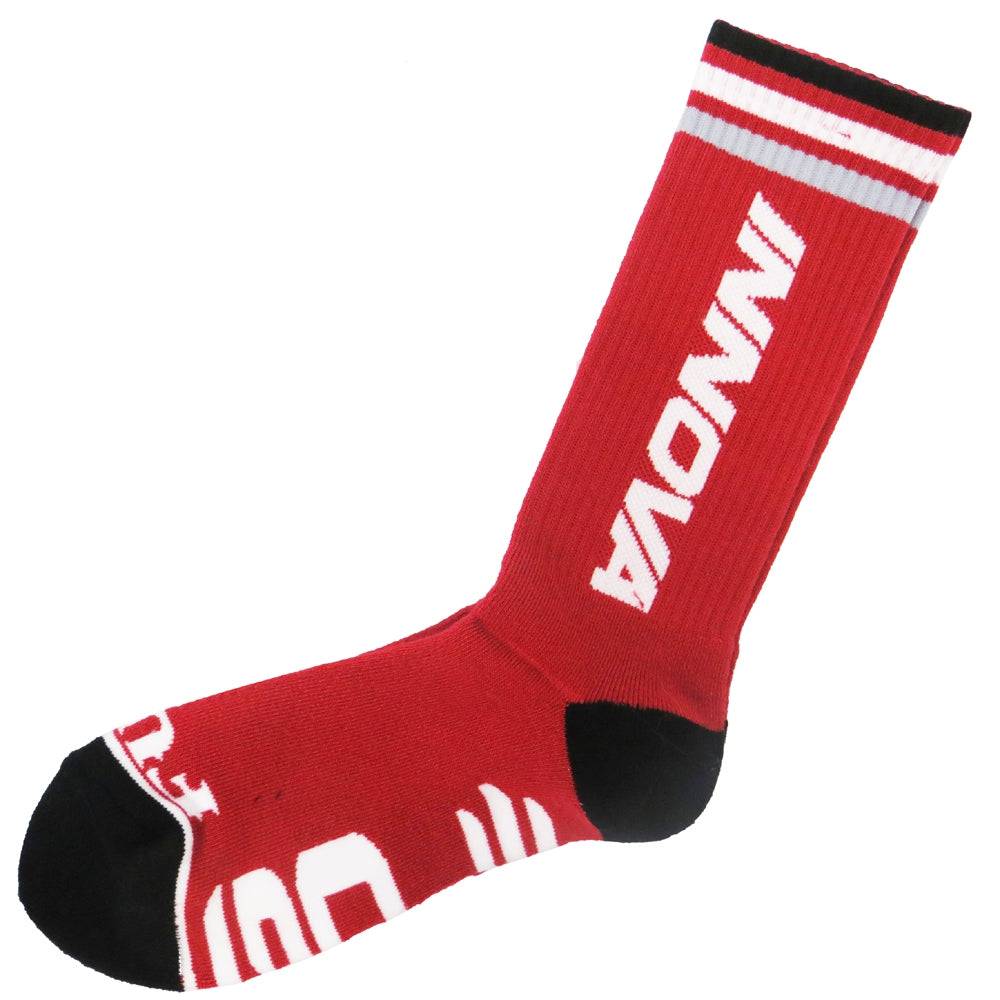 Innova Apparel Standard (Men's 7-13, Women's 8.5+) / Red Innova Lifestyle Crew Disc Golf Socks