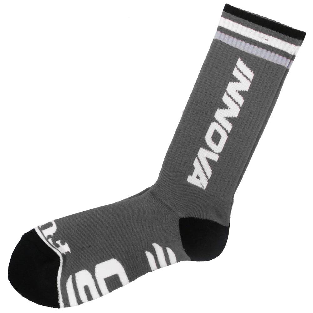 Innova Apparel Standard (Men's 7-13, Women's 8.5+) / Gray Innova Lifestyle Crew Disc Golf Socks