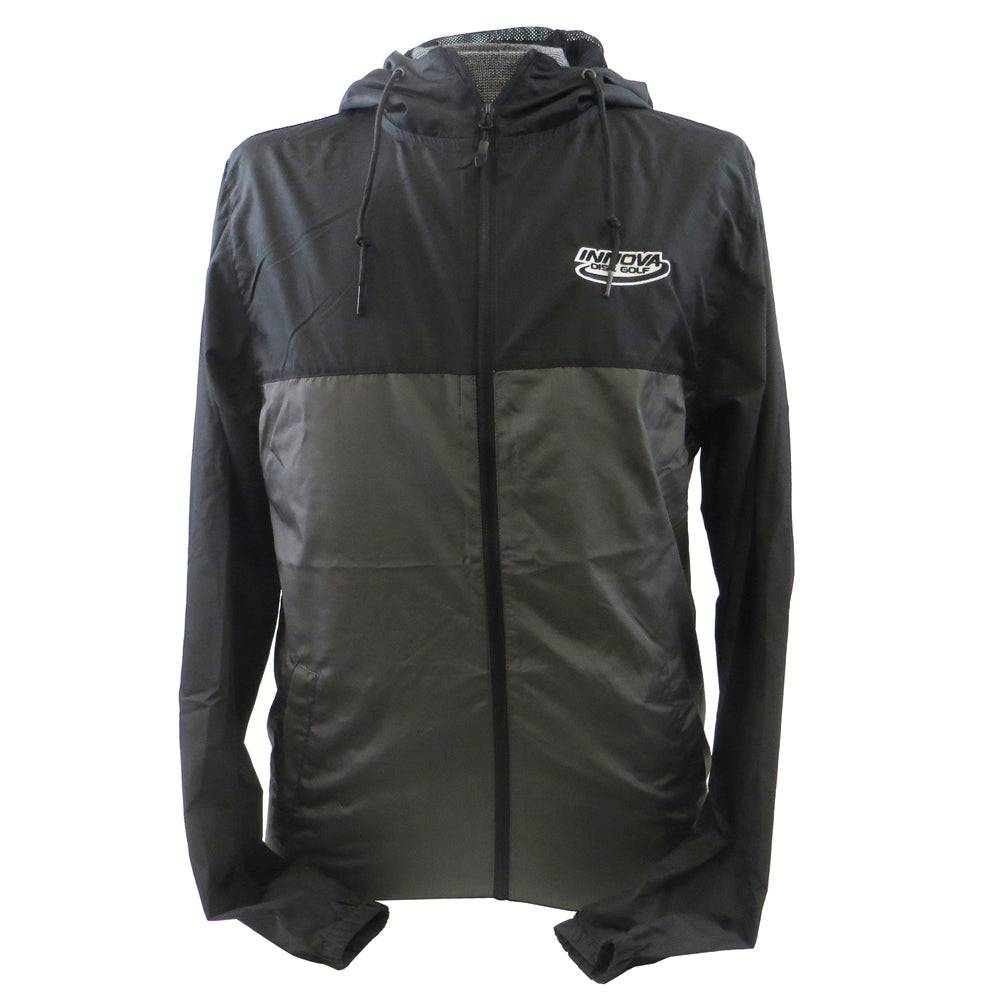 Innova Apparel S / Gray / Black Innova Logo Windbreaker Disc Golf Jacket