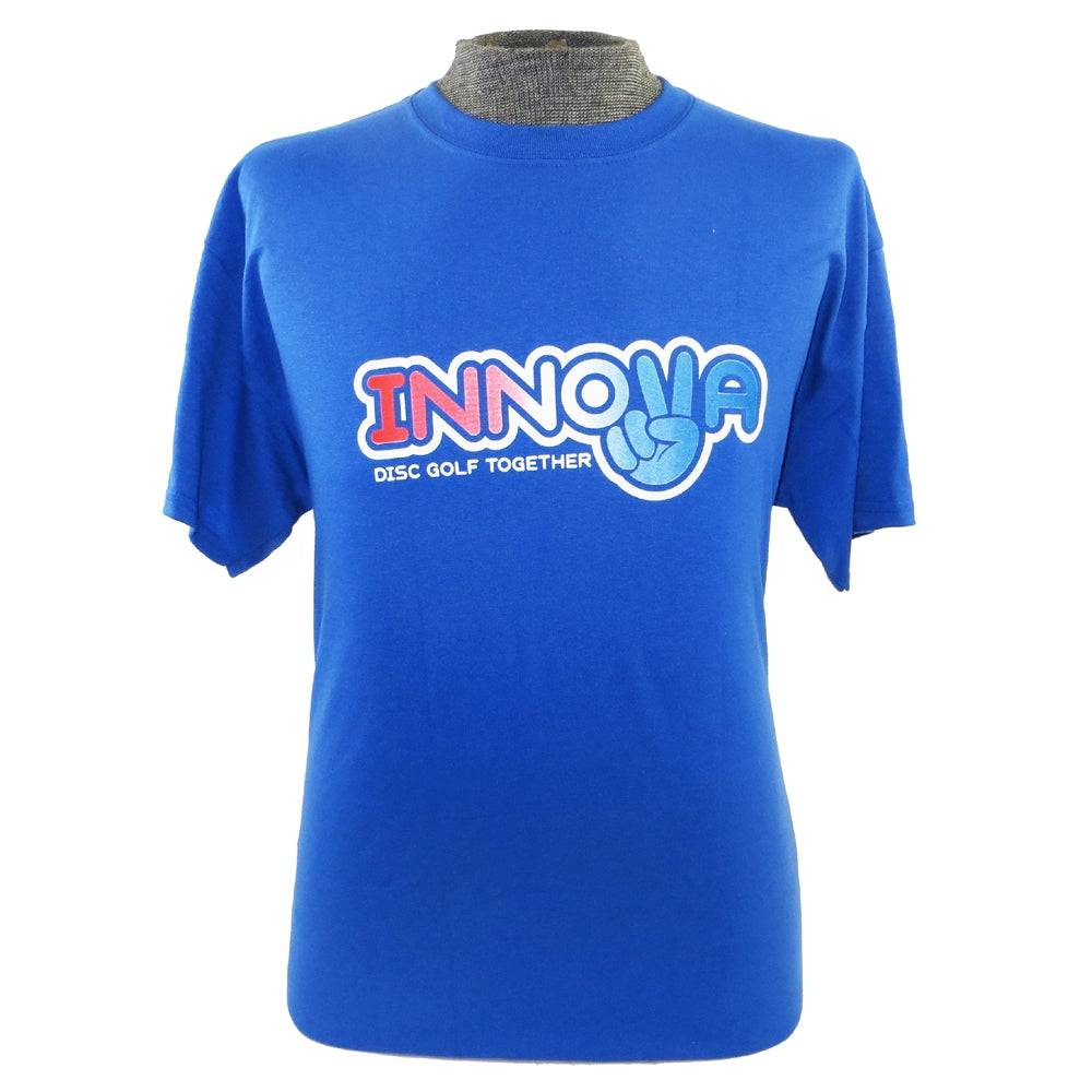 Innova Apparel S / Blue Innova Peace Short Sleeve Disc Golf T-Shirt