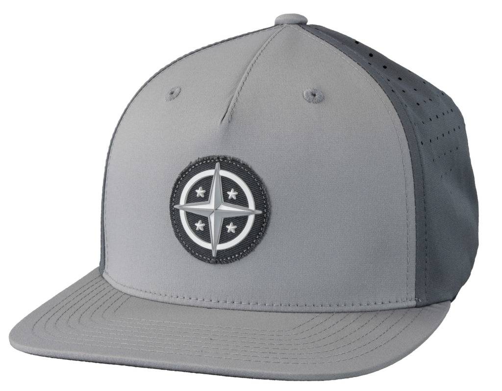 Innova Apparel Gray Innova Star Patch Adjustable Performance Disc Golf Hat
