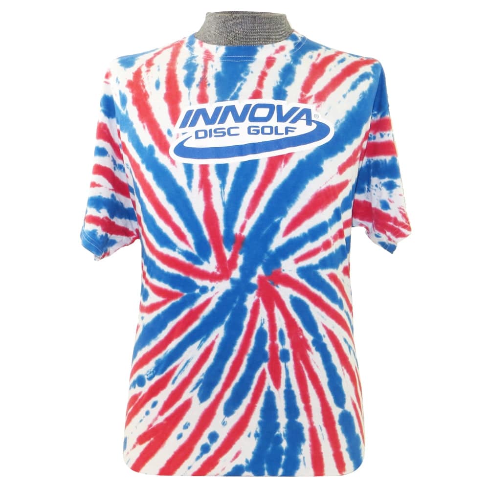 Innova Apparel S / Merica Innova Tie-Dye Logo Short Sleeve Disc Golf T-Shirt