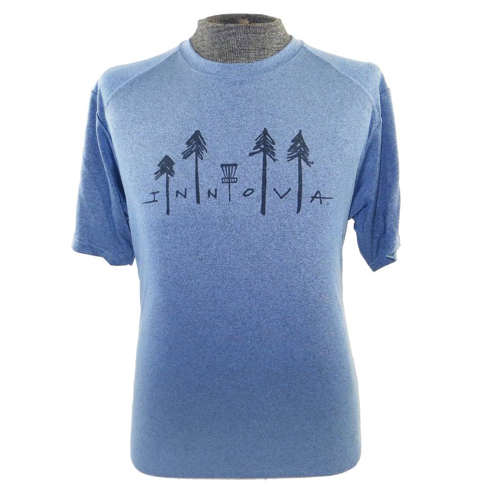 Innova Apparel S / Blue Innova Trees Performance Short Sleeve Disc Golf T-Shirt