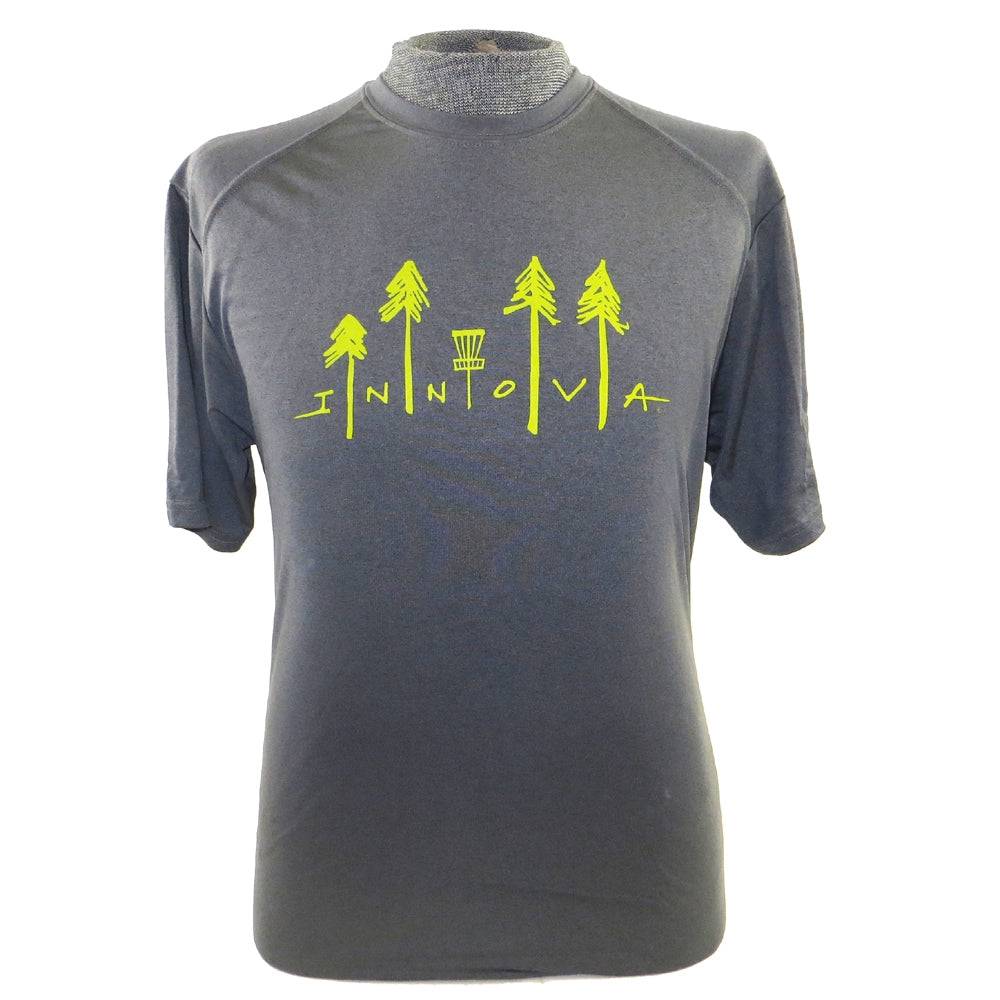 Innova Apparel S / Gray Innova Trees Performance Short Sleeve Disc Golf T-Shirt