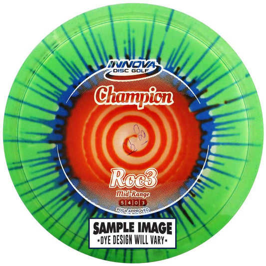 Innova Golf Disc Innova I-Dye Champion Roc3 Midrange Golf Disc