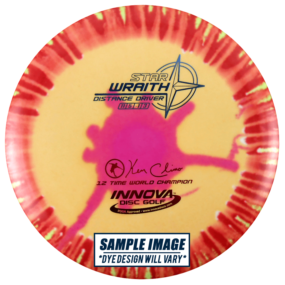 Innova Golf Disc Innova I-Dye Star Wraith Distance Driver Golf Disc