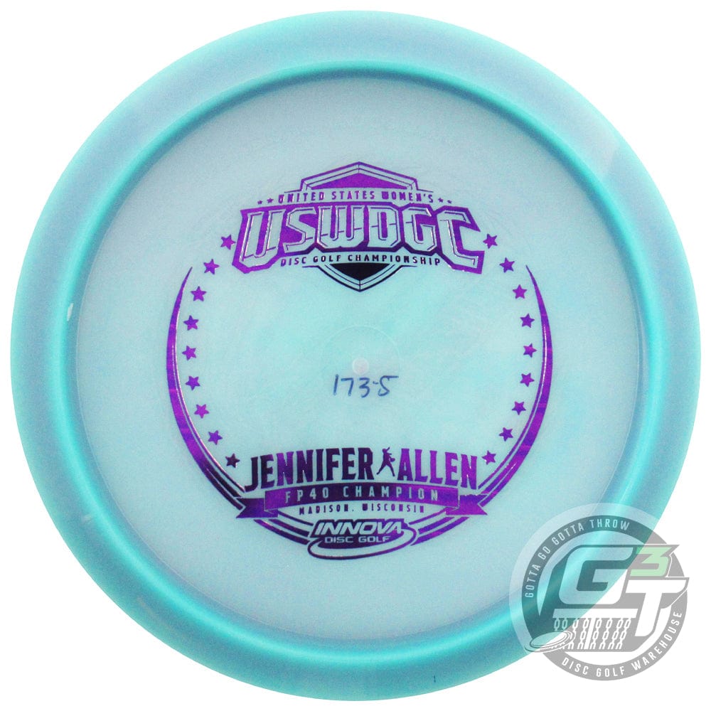 Innova Golf Disc 173-175g Innova Limited Edition 2022 Tour Series Jen Allen USWDGC Commemorative Color Glow Champion TeeBird Fairway Driver Golf Disc