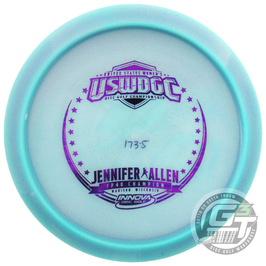 Innova Golf Disc 173-175g Innova Limited Edition 2022 Tour Series Jen Allen USWDGC Commemorative Color Glow Champion TeeBird Fairway Driver Golf Disc